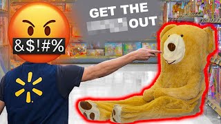 FAKE Teddy Bear Prank at Walmart 😂 *Punched in the face*