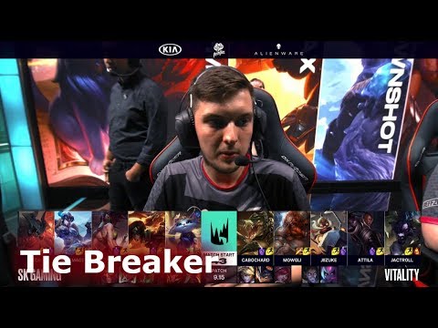 SK Gaming vs Vitality - Tie Breaker | Week 9 Day 2 S9 LEC Summer 2019 | SK vs VIT W9D2