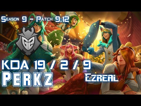 G2 Perkz EZREAL vs VAYNE ADC - Patch 9.12 EUW Ranked