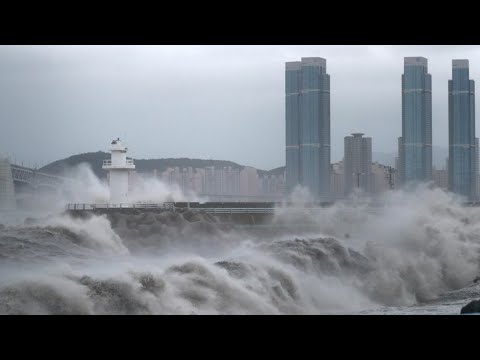 Storm with strong winds and heavy rain hits Tokyo, Japan