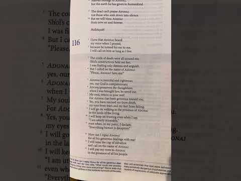 Psalms (Tehillim) 116 | Tanakh/Old Testament | Audio Bible | CJB | Complete Jewish Bible