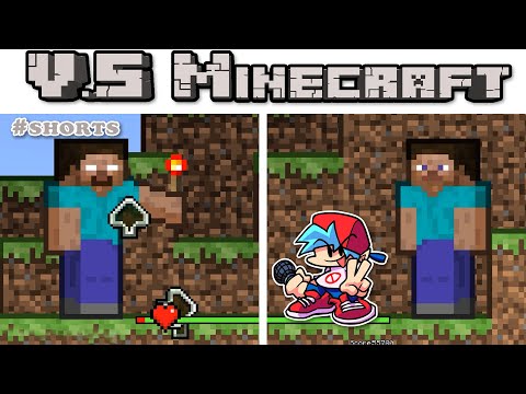 Friday Night Funkin' - V.S Minecraft (Funky Edition) [FNF MOD/Hard] #Shorts#fnfmods#herobrine#FNF