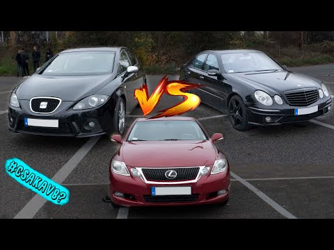 W211 vs LEON vs GS460 🚗 #MITMEGYSZÁZON? 0-100 💥 Mercedes, Seat, Lexus