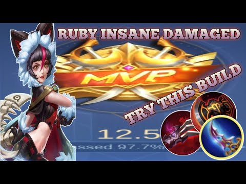RUBY INSANE DAMAGED / TRY THIS BUILD / RUBY MVP /