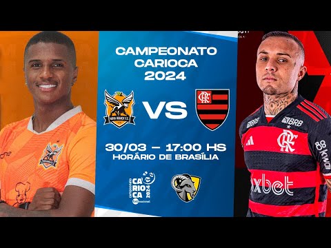 NOVA IGUAÇU X FLAMENGO | CAMPEONATO CARIOCA | FINAL | AO VIVO E COM IMAGENS