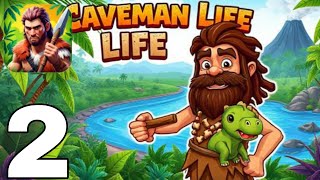 Caveman Life: Prehistoric Gameplay walkthrough part#2Android raise a dino egg, protect