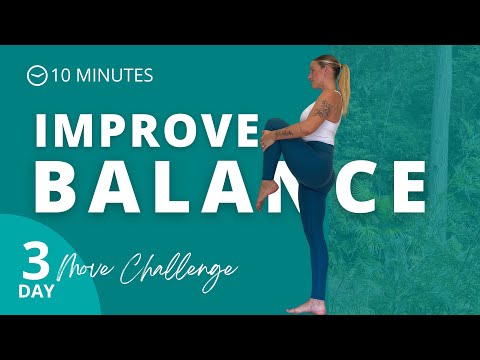 10 minute BALANCE improving workout | DAY 3 - MOVE CHALLENGE..