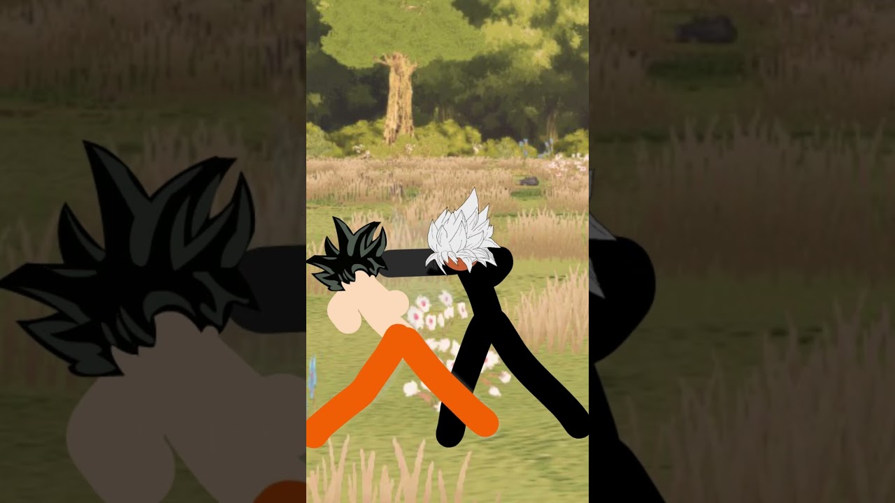 unfinished ULTRA INSTINCT GOKU #goku #stickfight #dbz #shorts #short #stickman #dbs #ultrainstinct
