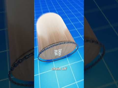 How A Loose Chain Turns Into A Solid Wheel 😮