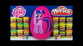GIANT TWILIGHT SPARKLE Surprise Egg Play Doh - My 