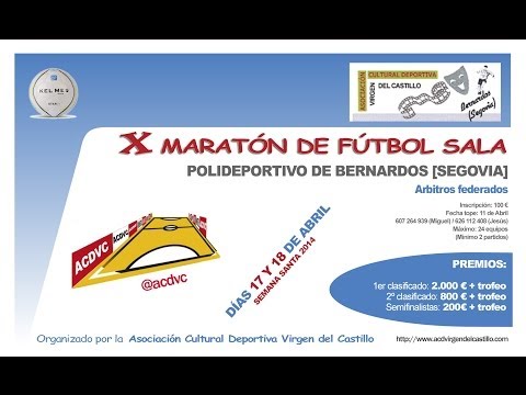 Segunda Semifinal X Maratón fútbol sala - Bernardos (1/2)