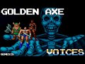 GOLDEN AXE VOICES GEN