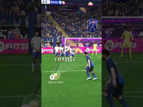 Best Freekicks In FIFA 23 #shorts