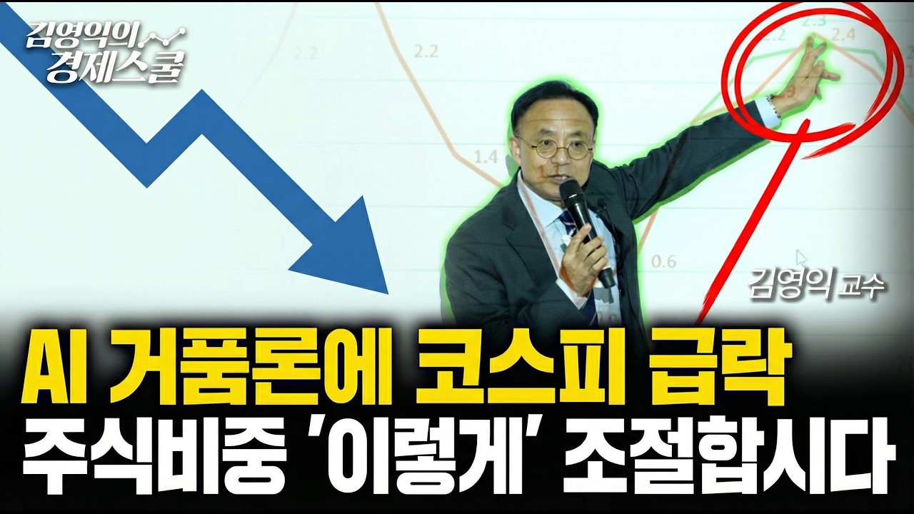 AI 거품론에 코스피 급락.. 주식투자 '이렇게' 대응합시다 [김영익 공식채널]