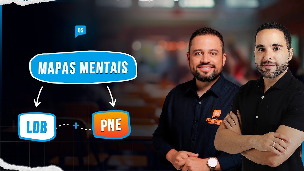 SEMANA MAPAS MENTAIS | LDB + PNE com Prof. Carlinhos e William