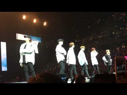 BTS ending ment Anaheim 4/1/17