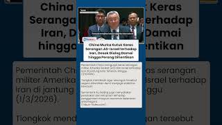 China Murka Kecam Keras Serangan AS-Israel ke Iran, Desak Dialog Damai hingga Perang Dihentikan