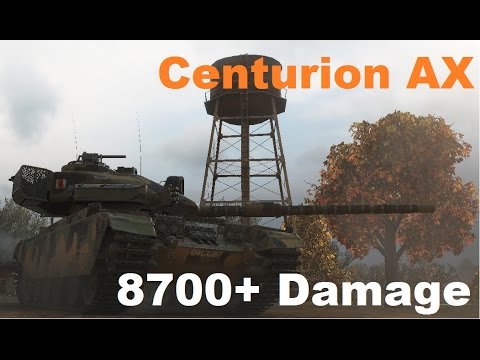 Centurion AX || 8.7K Damage  || World of Tanks