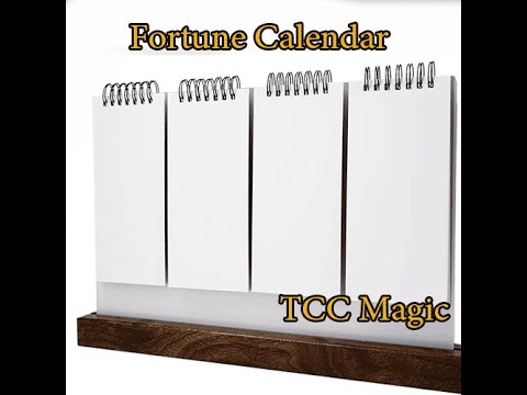 Voir la vidéo Fortune Calendar (Walnut) - TCC and Terry Chou