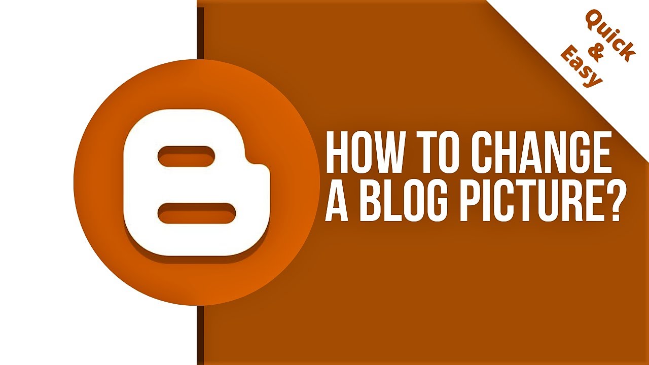 How to change a blog picture?