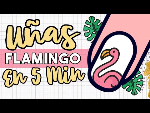 ¡2 LOOKS MISMO TUTORIAL! · UÑAS FLAMINGO EN 5 MINUTOS 🦩