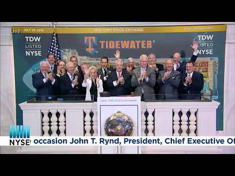 TIDEWATER INC. (NYSE: TDW) RINGS THE OPENING BELL®