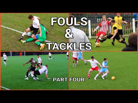 Fouls, Tackles & Football Drama Part 4 | UK Football Compilation ⚽