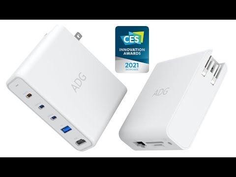 ADG World's First 100W GaN 9-in-1 Power Hub