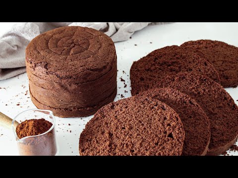 High Chocolate Sponge Cake