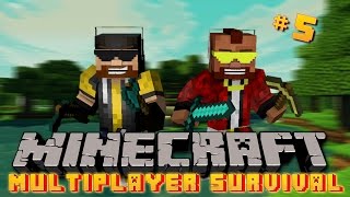 Minecraft Survival Multiplayer 1.8 - Here Comes The Wheat! #5