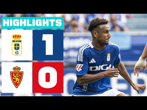 REAL OVIEDO 1 - 0 REAL ZARAGOZA I HIGHLIGHTS LALIGA HYPERMOTION