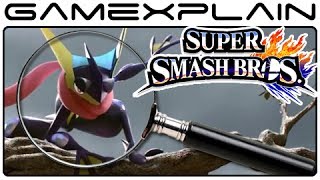 Super Smash Bros. Analysis: Greninja Trailer (Secrets & Hidden Details - Wii U & 3DS)