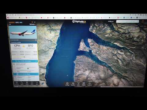 MongoTV_9300 - LEGER MED FLIGHTRADAR24 - Del 101 - SAS - Copenhagen-San Francisco - 8.820 Km
