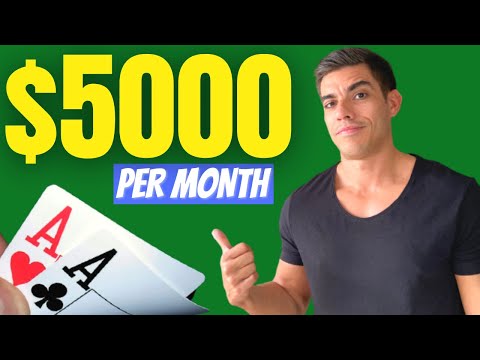 How to Make $5000 a Month Playing Poker (Advanced Strategy!)