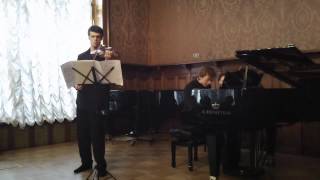 Tony Schemmer: Sonata for violin and piano, I. Allegro; Osipov/Redkin