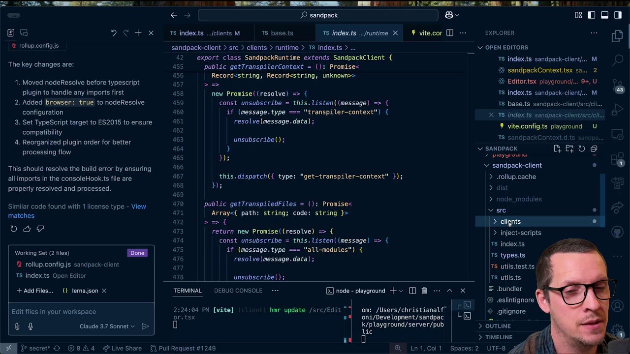 CodeSandbox - Sandpack - Working on something new