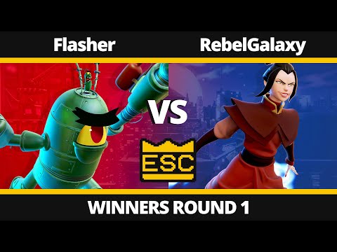 NASB at ESC 27 - Winners Round 1 - Flasher (Mecha Plankton) Vs. RebelGalaxy (Azula) - EU Tournament