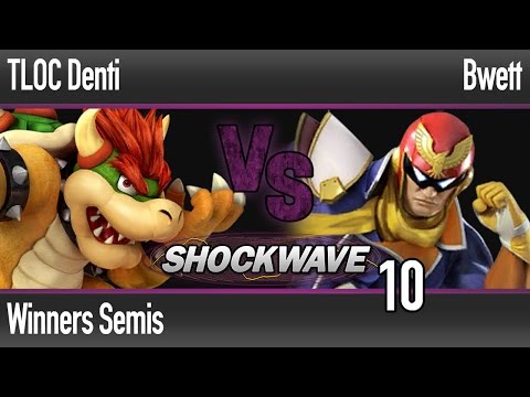 Shockwave 10 Smash Wii U - TLOC Denti (Bowser) vs Bwett (Falcon) - Winners Semis