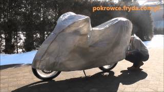 Jak założyć pokrowiec na motocykl (plandeka na motocykl Kegel Błażusiak)