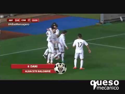 ABPTV. Temp. 2016-17. Goles del encuentro ALBACETE BALOMPIÉ 3 - C.D. MENSAJERO 0