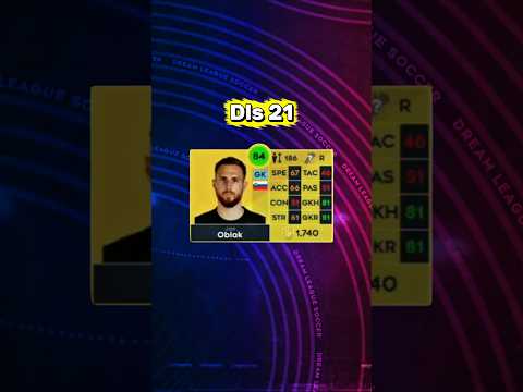 Jan Oblak evacuation in DLS21 and DLS26 #dls #dreamleaguesoccer #gaming #fyp #shorts #dls_specialist