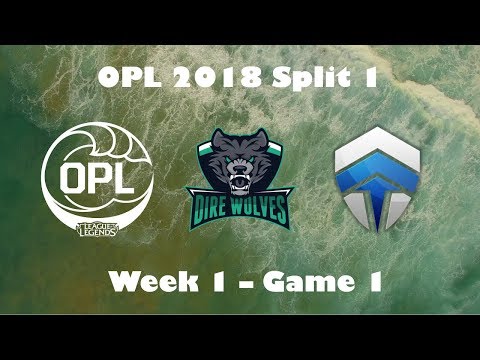 OPL 2018 Split 1 - Week 1 - DW vs CHF - Game 1 (Highlights)