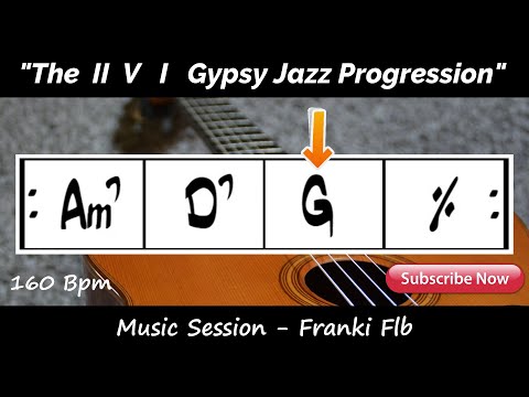 G Major 2 5 1 Gypsy Jazz Manouche Backing Track n°02 - Play Along Guitar