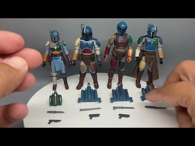Vídeo relacionado con Star Wars La colección Vintage, Mandalorian Shriek-Hawk, Star Wars: The Mandalorian, Pack de 4 Figuras de 9,5 cm
