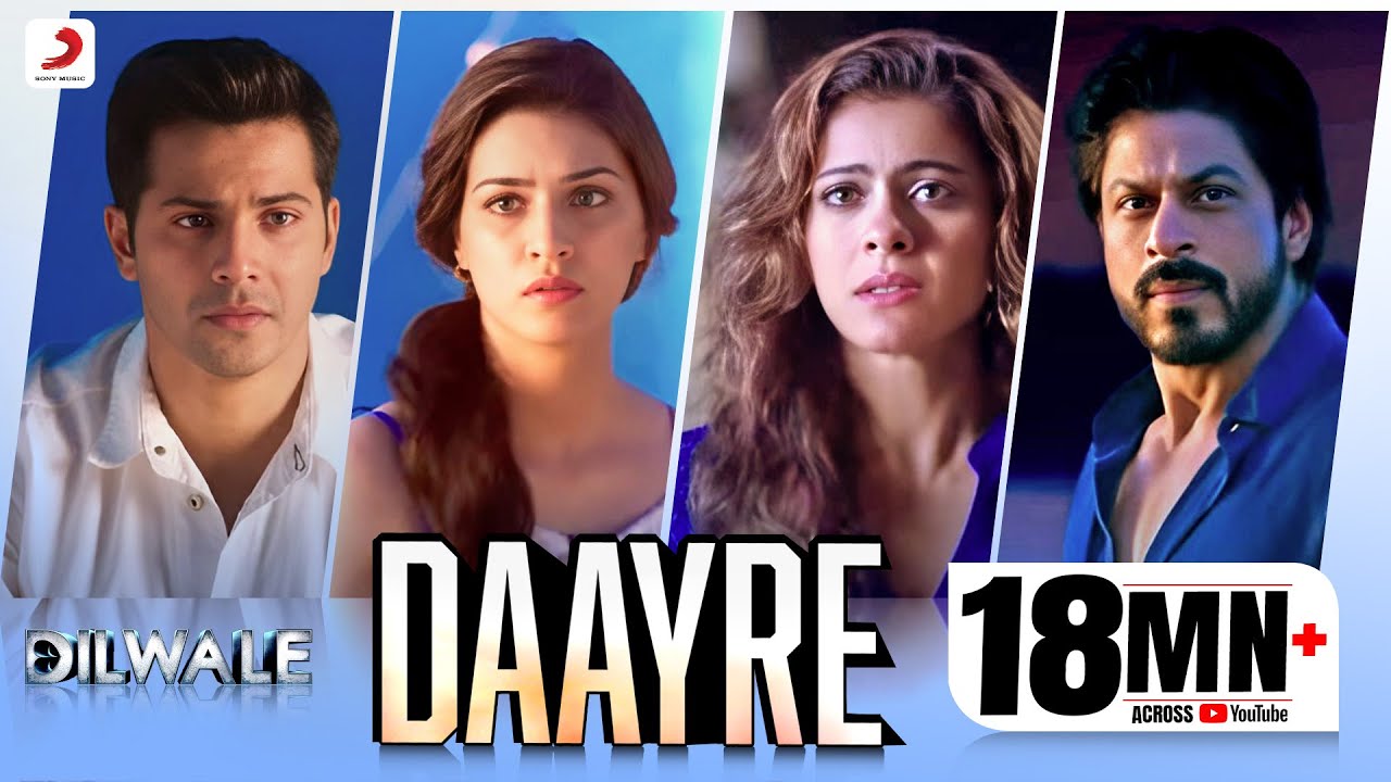 Daayre Lyrics | Dilwale | Kajol, Shahrukh Khan | Arijit Singh | Pritam