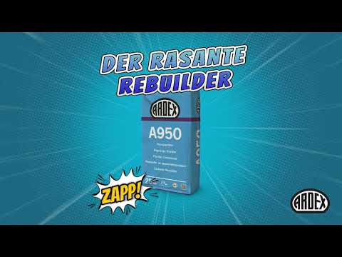 Die ARDEXartigen der Rasante Rebuilder - ARDEX A 950 Flexspachtel