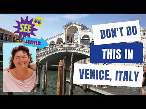 Don't do this i Venice.