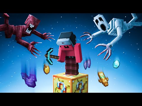 I Beat Minecraft One Lucky Block with Horror Mods
