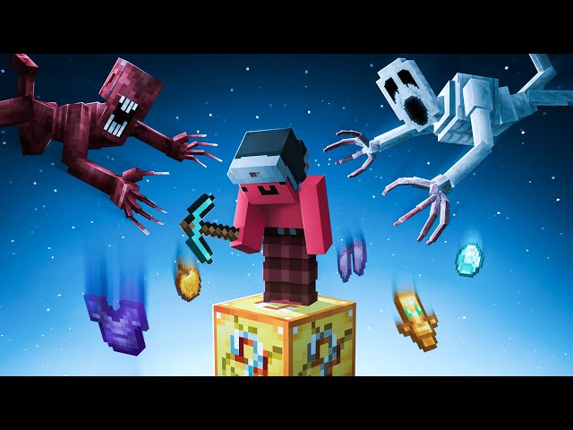 I Beat Minecraft One Lucky Block with Horror Mods