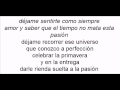 Dejame sentirte gilberto santa rosa con letra